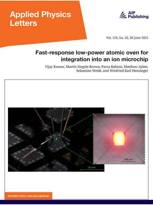 Applied Physics Letters Cover Image for Volume 126, Issue 26
