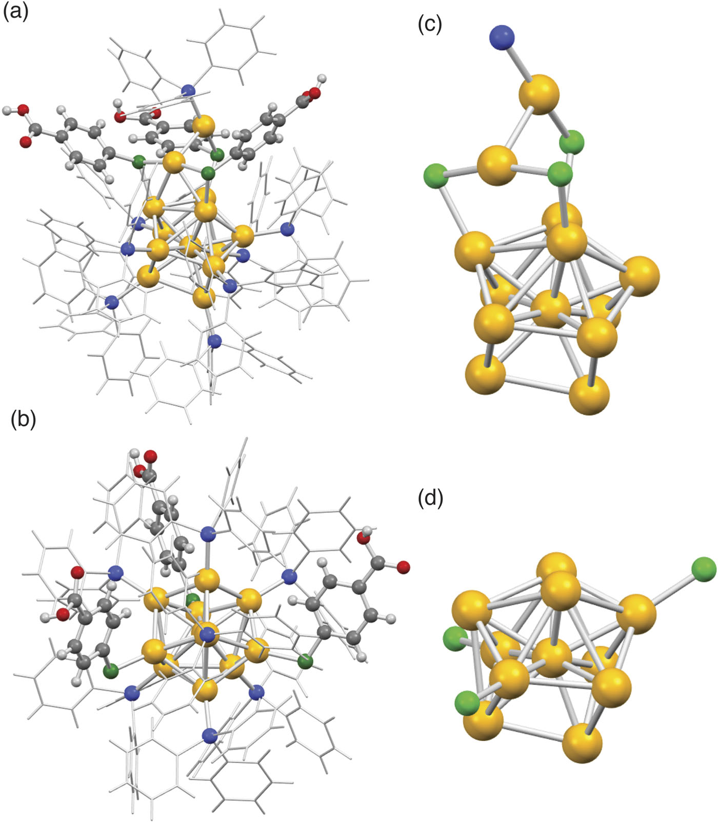 A gold superatom with 10 electrons in Au13(PPh3)8(p-SC6H4CO2H)3 | APL ...