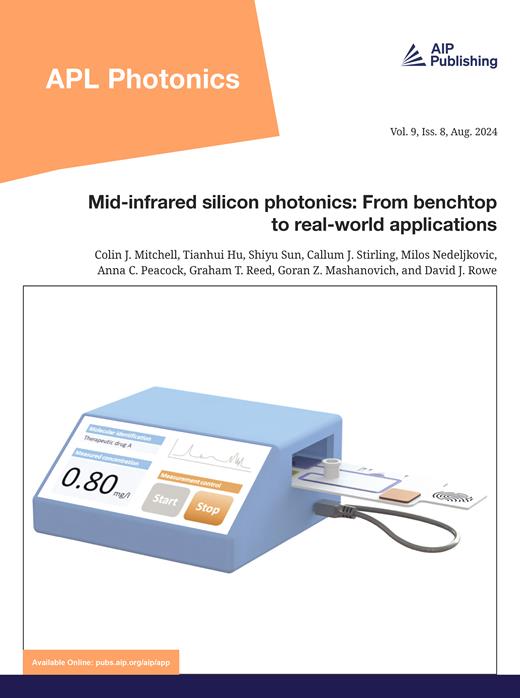 APL Photonics Cover Image for Volume 9, Issue 8