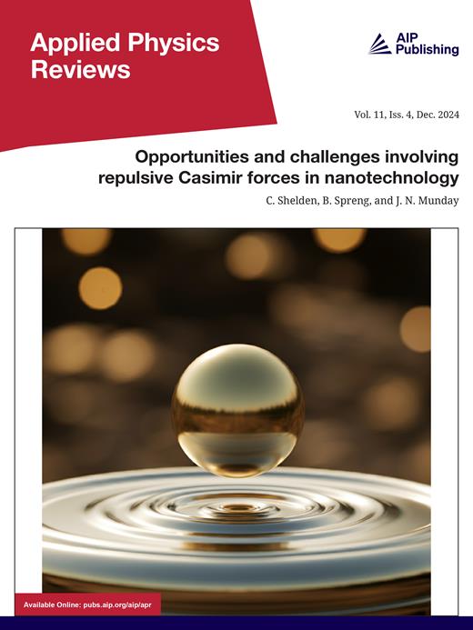 Applied Physics Reviews | AIP Publishing