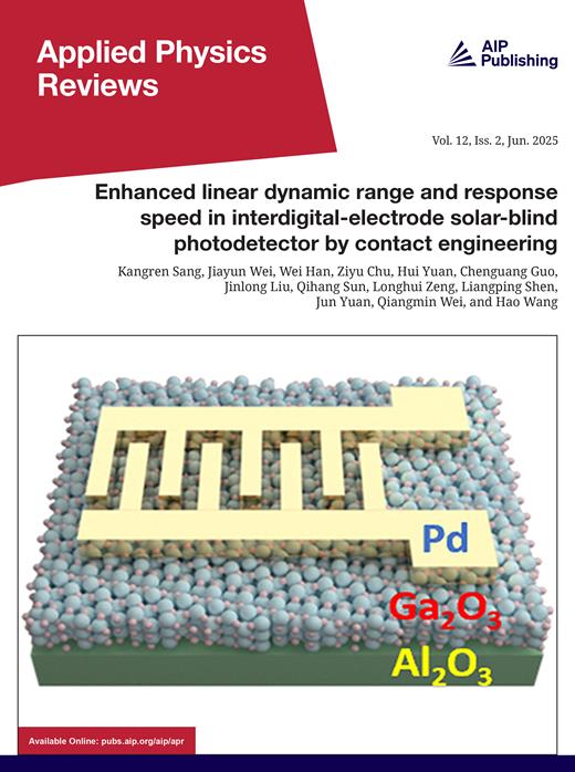 Applied Physics Reviews Cover Image for Volume 12, Issue 2