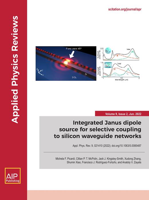 Applied Physics Reviews Cover Image for Volume 9, Issue 2
