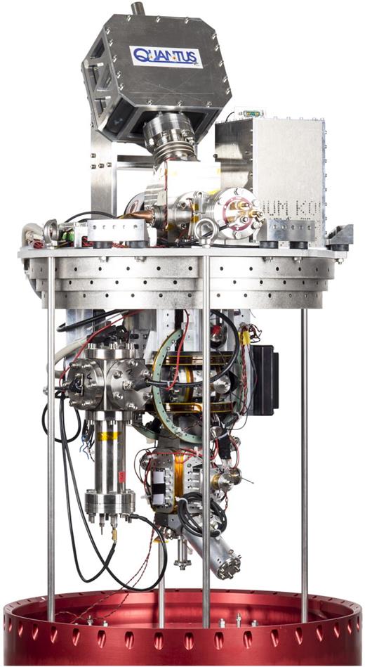 Fig. 7. The vacuum system of the sounding rocket payload MAIUS-A.