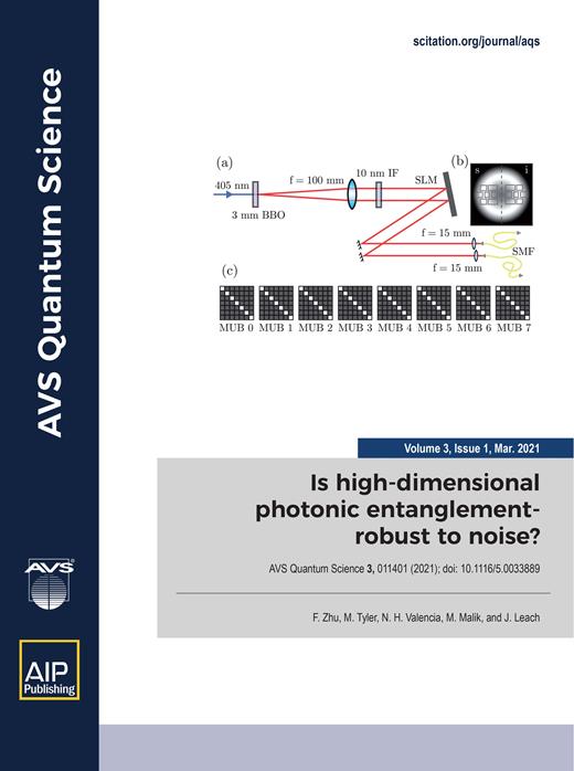 AVS Quantum Science Cover Image for Volume 3, Issue 1