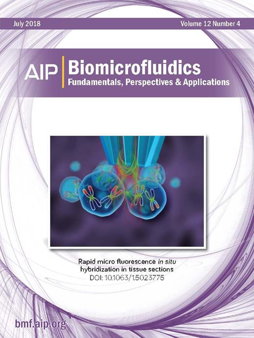 Biomicrofluidics Cover Image for Volume 12, Issue 4