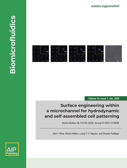 Biomicrofluidics Cover Image for Volume 14, Issue 1