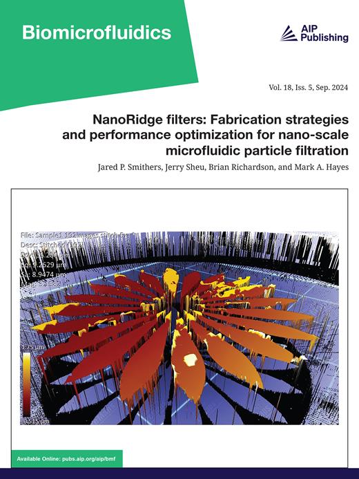 Biomicrofluidics Cover Image for Volume 18, Issue 5