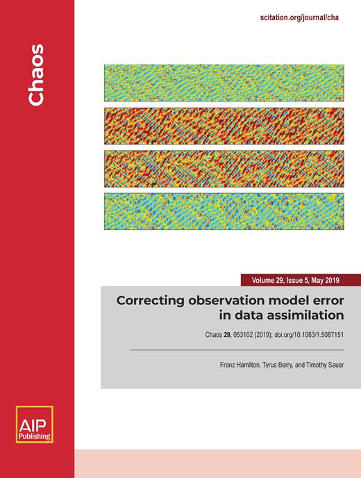 Chaos: An Interdisciplinary Journal of Nonlinear Science Cover Image for Volume 29, Issue 5