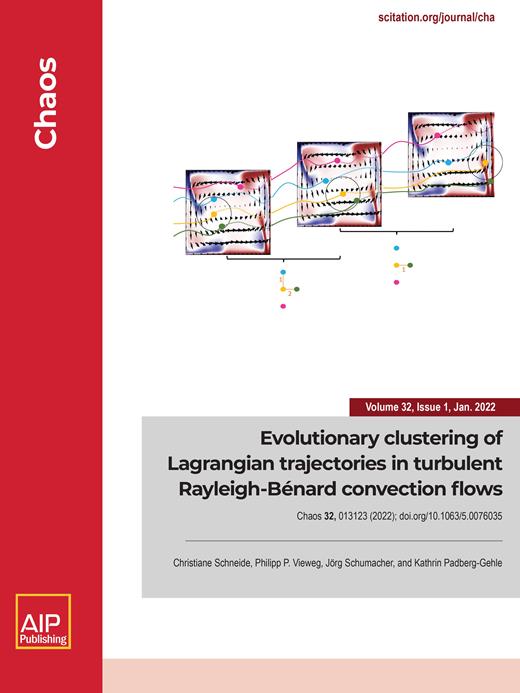 Chaos: An Interdisciplinary Journal of Nonlinear Science Cover Image for Volume 32, Issue 1