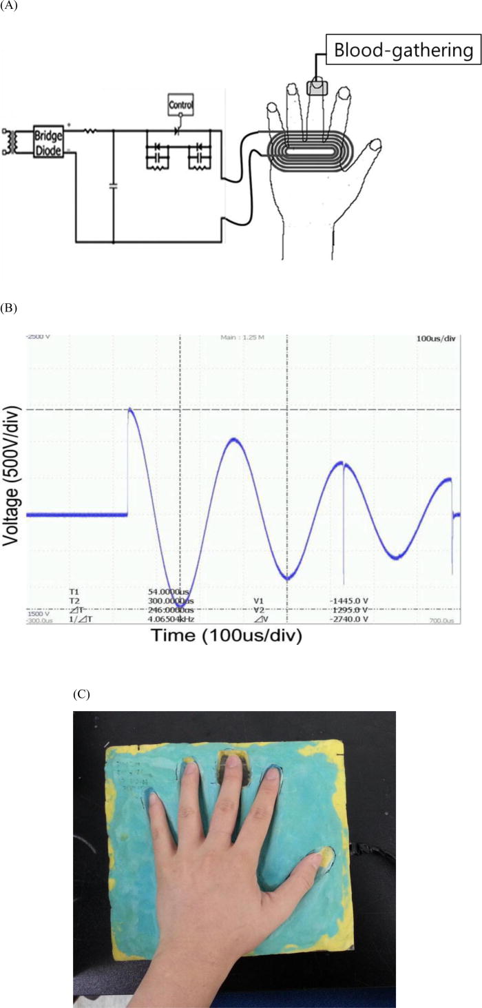 Disaggregation of stacked red blood cells under strong pulse