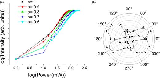 Optical second harmonic generation imaging and x-ray diffraction of Cs1 ...