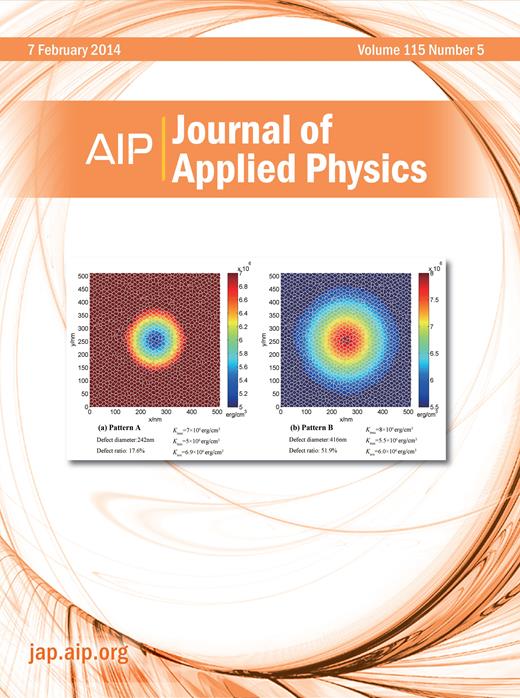 Journal of Applied Physics Cover Image for Volume 115, Issue 5
