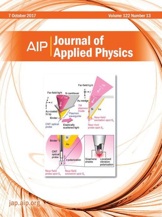 Journal of Applied Physics Cover Image for Volume 122, Issue 13