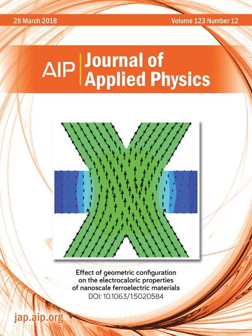 Journal of Applied Physics Cover Image for Volume 123, Issue 12