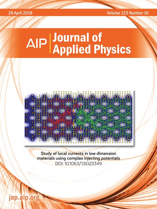 Journal of Applied Physics Cover Image for Volume 123, Issue 16