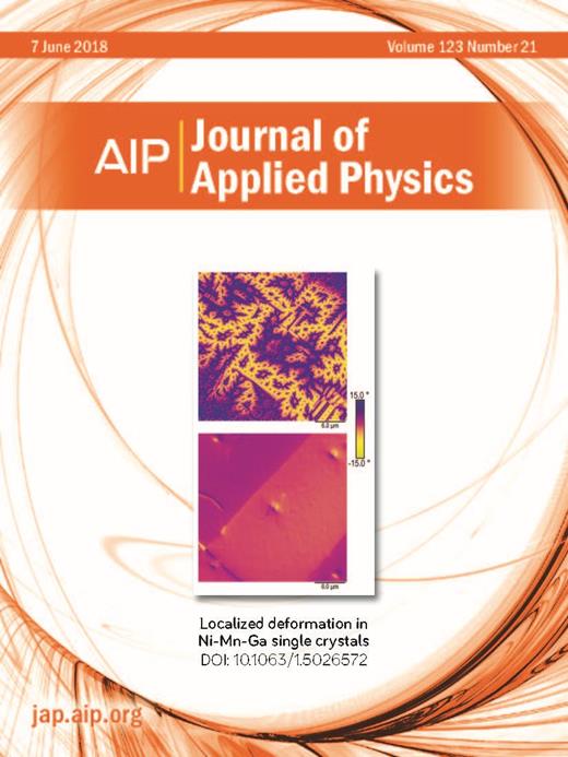 Journal of Applied Physics Cover Image for Volume 123, Issue 21