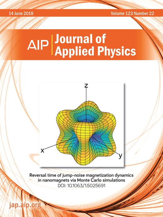 Journal of Applied Physics Cover Image for Volume 123, Issue 22