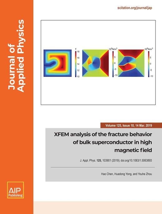 Journal of Applied Physics Cover Image for Volume 125, Issue 10