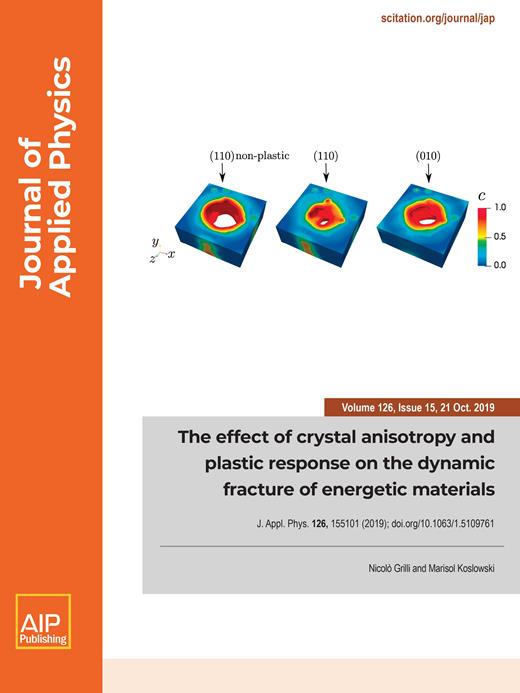 Journal of Applied Physics Cover Image for Volume 126, Issue 15