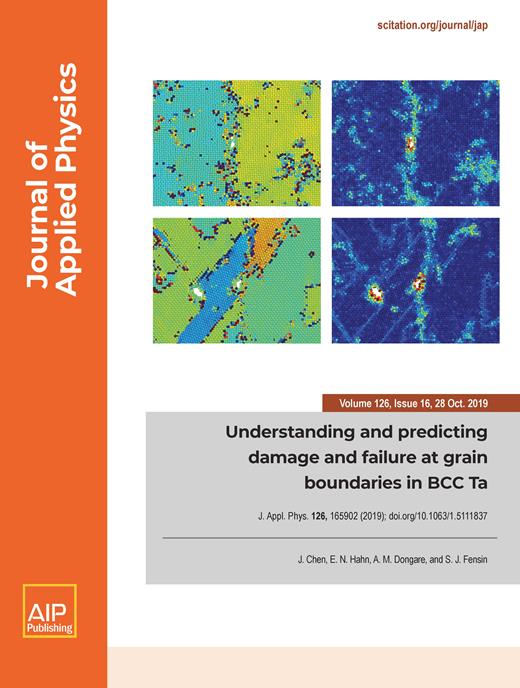Journal of Applied Physics Cover Image for Volume 126, Issue 16