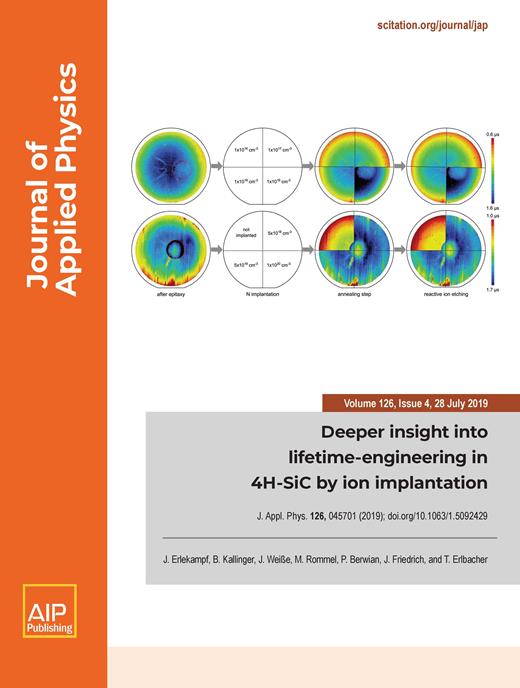 Journal of Applied Physics Cover Image for Volume 126, Issue 4