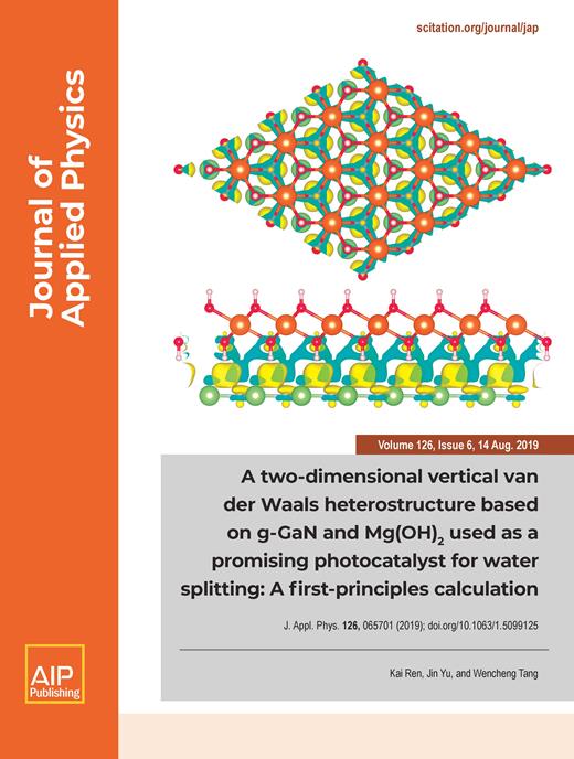 Journal of Applied Physics Cover Image for Volume 126, Issue 6