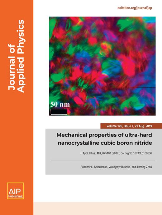 Journal of Applied Physics Cover Image for Volume 126, Issue 7
