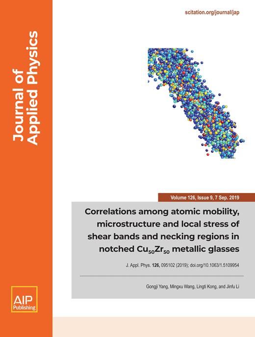 Journal of Applied Physics Cover Image for Volume 126, Issue 9