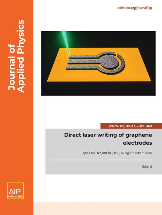 Journal of Applied Physics Cover Image for Volume 127, Issue 1