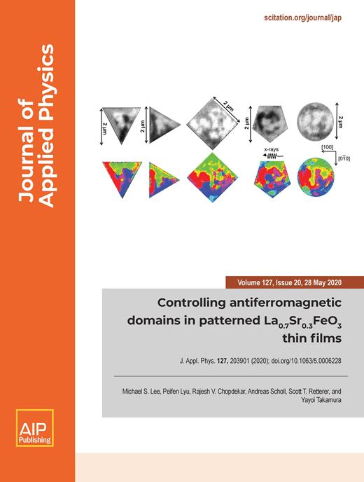 Journal of Applied Physics Cover Image for Volume 127, Issue 20