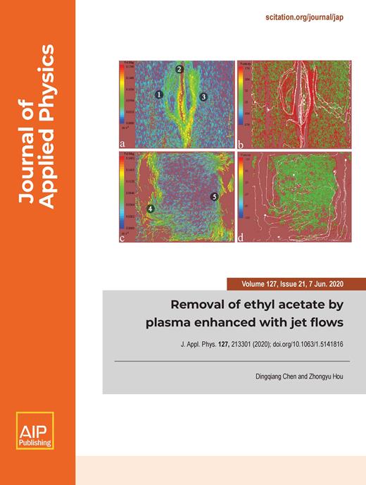 Journal of Applied Physics Cover Image for Volume 127, Issue 21