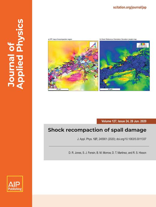 Journal of Applied Physics Cover Image for Volume 127, Issue 24