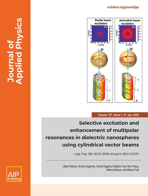 Journal of Applied Physics Cover Image for Volume 127, Issue 3