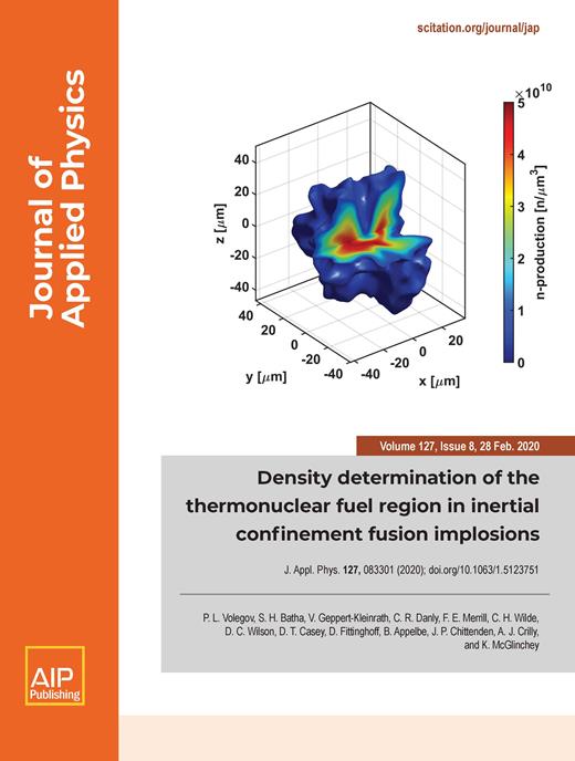 Journal of Applied Physics Cover Image for Volume 127, Issue 8