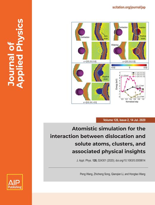 Journal of Applied Physics Cover Image for Volume 128, Issue 2