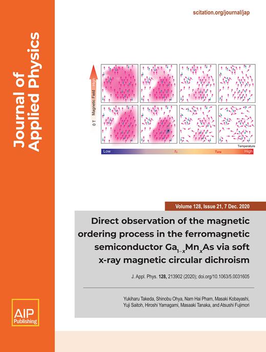 Journal of Applied Physics Cover Image for Volume 128, Issue 21