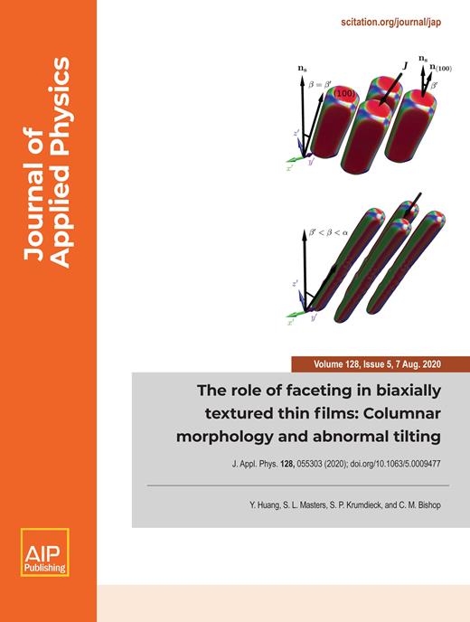 Journal of Applied Physics Cover Image for Volume 128, Issue 5