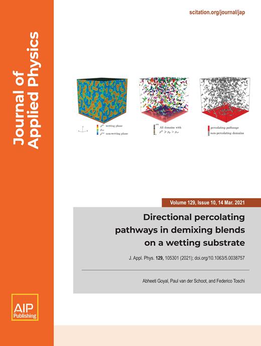 Journal of Applied Physics Cover Image for Volume 129, Issue 10