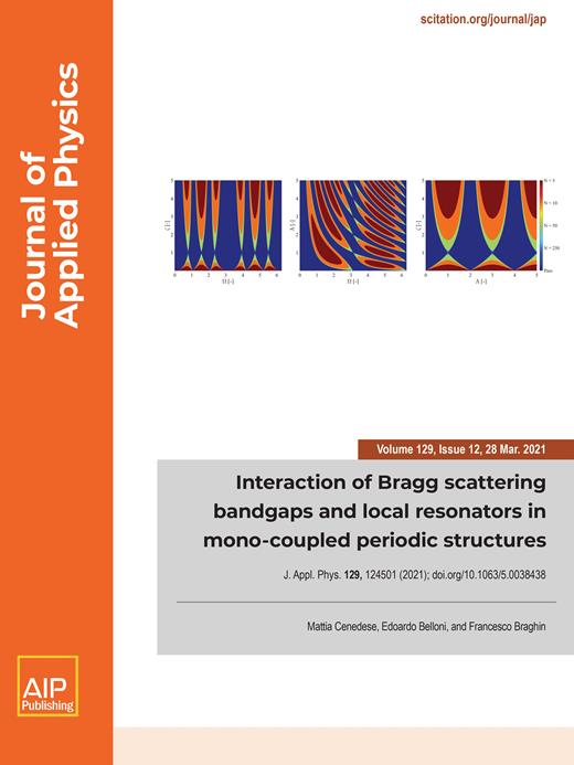 Journal of Applied Physics Cover Image for Volume 129, Issue 12