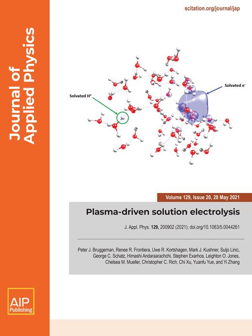 Journal of Applied Physics Cover Image for Volume 129, Issue 20