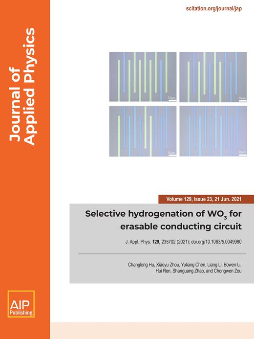 Journal of Applied Physics Cover Image for Volume 129, Issue 23