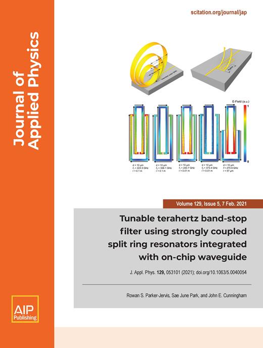 Journal of Applied Physics Cover Image for Volume 129, Issue 5