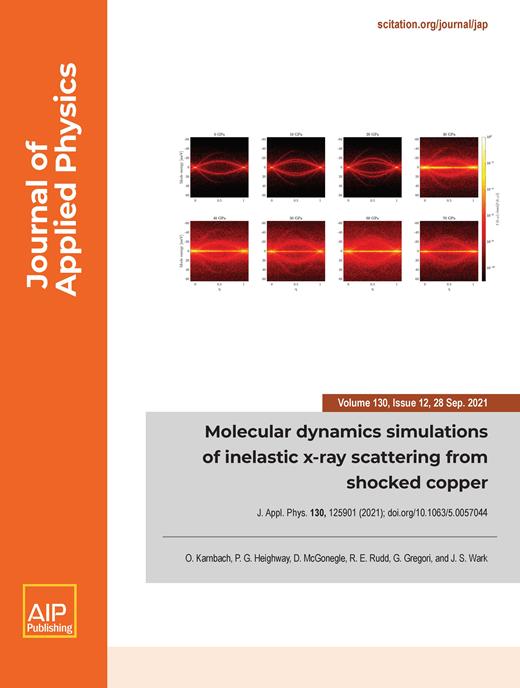 Journal of Applied Physics Cover Image for Volume 130, Issue 12