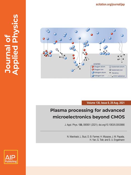 Journal of Applied Physics Cover Image for Volume 130, Issue 8