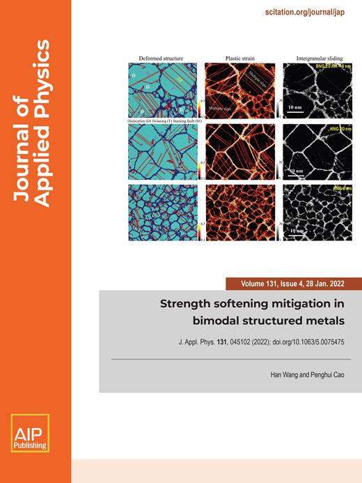 Journal of Applied Physics Cover Image for Volume 131, Issue 4