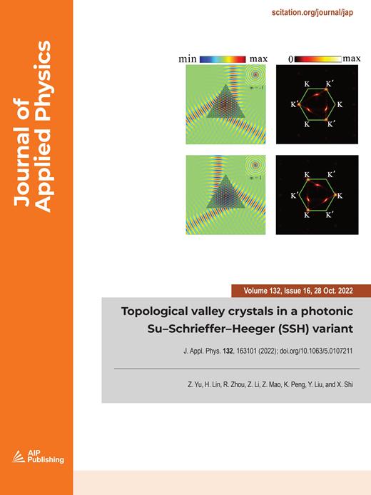 Journal of Applied Physics Cover Image for Volume 132, Issue 16