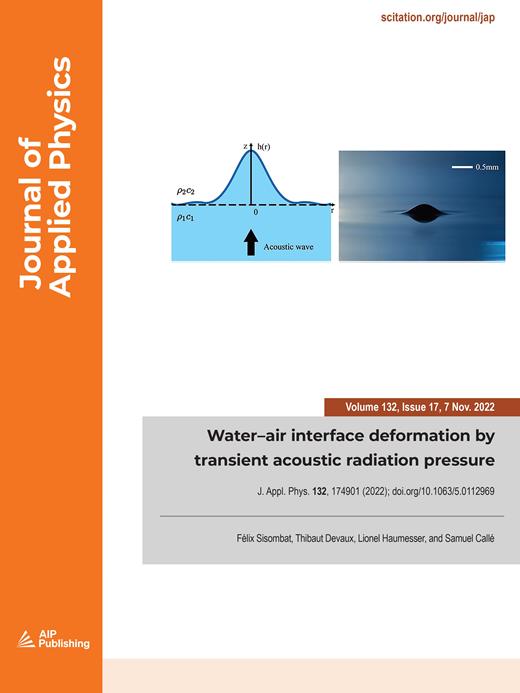 Journal of Applied Physics Cover Image for Volume 132, Issue 17