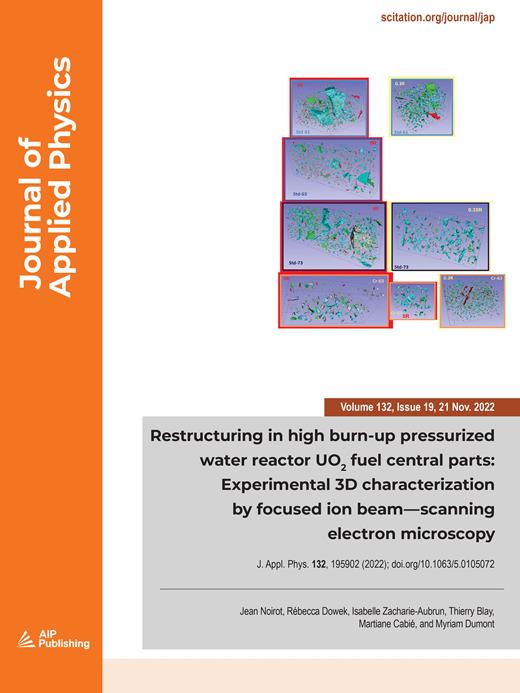 Journal of Applied Physics Cover Image for Volume 132, Issue 19