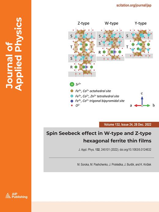 Journal of Applied Physics Cover Image for Volume 132, Issue 24