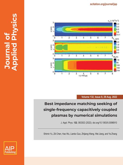 Journal of Applied Physics Cover Image for Volume 132, Issue 8